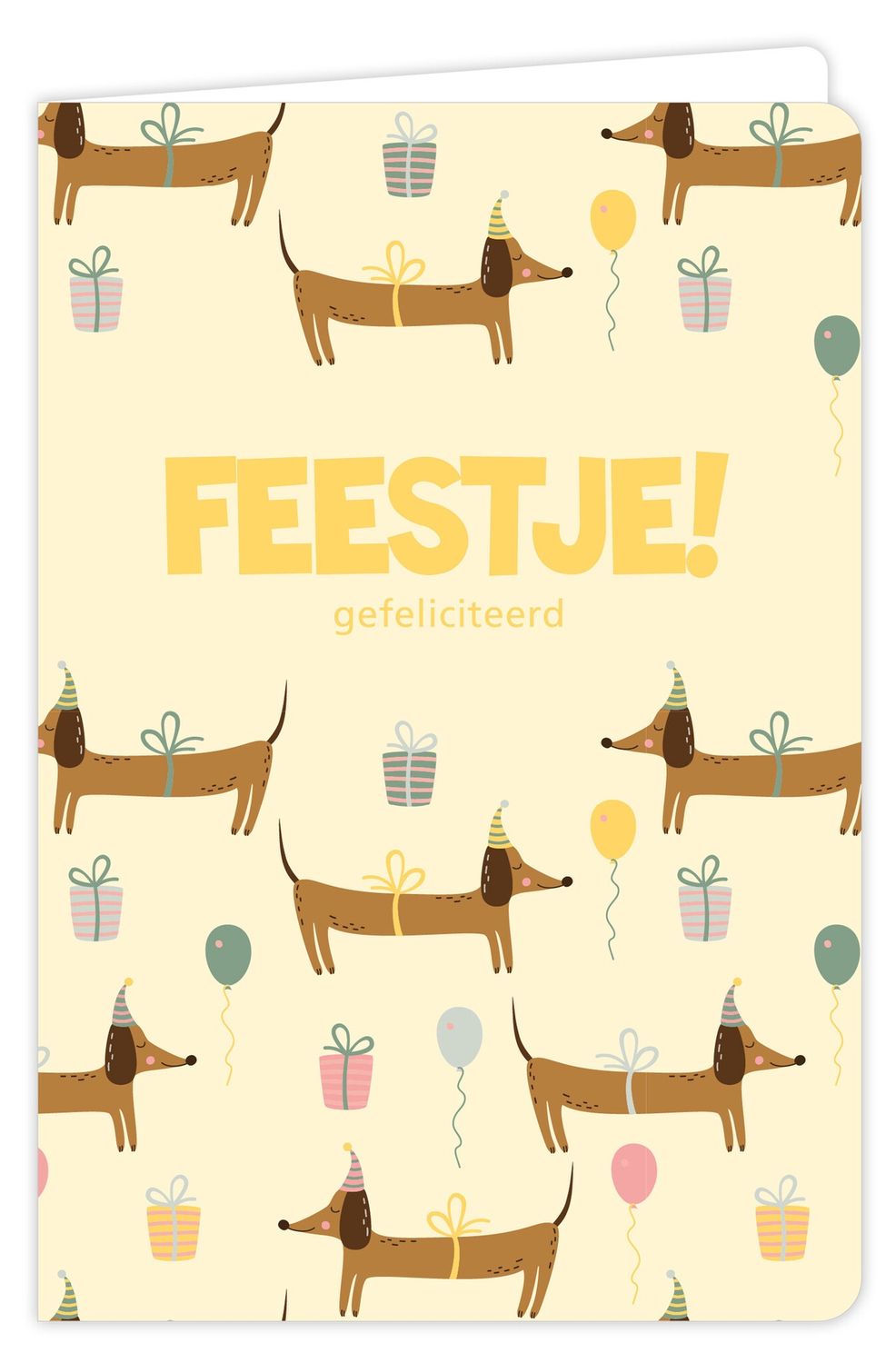 Wenskaart - Flow - Feestje