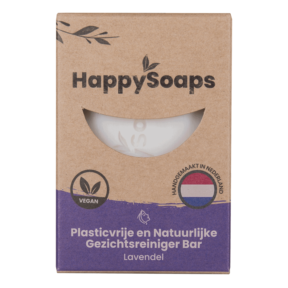 HappySoaps - Gezichtsreiniger Bar – Lavendel