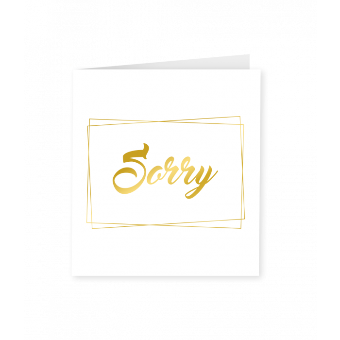 Wenskaart - Sorry
