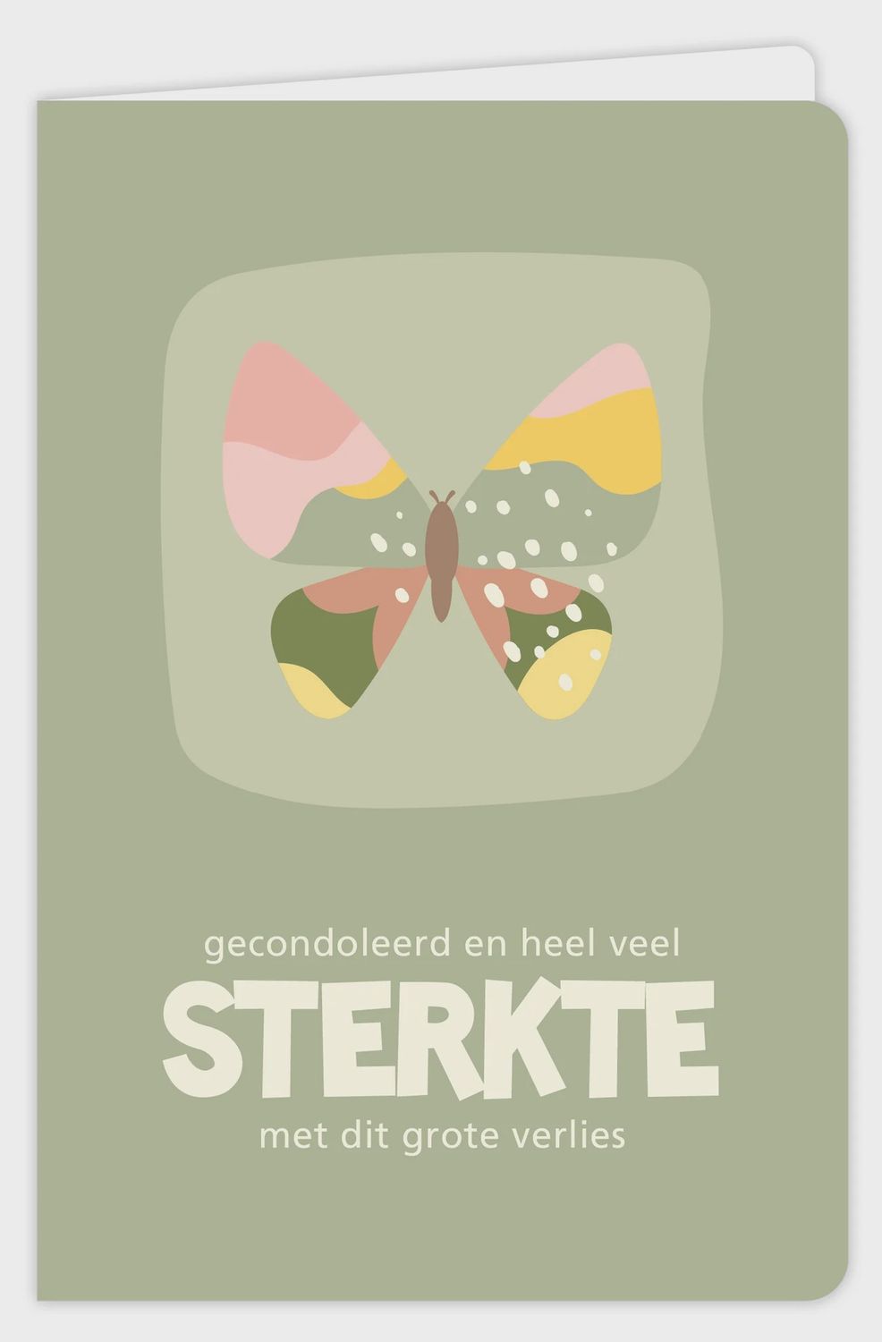 Wenskaart - Flow - Gecondoleerd Sterkte