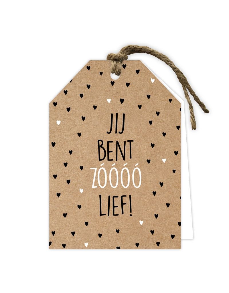 Wenskaart - Jij ben zóóóó lief!