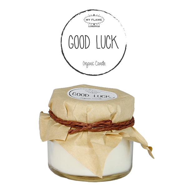 My Flame - sojakaars - GOOD LUCK - geur: fresh cotton
