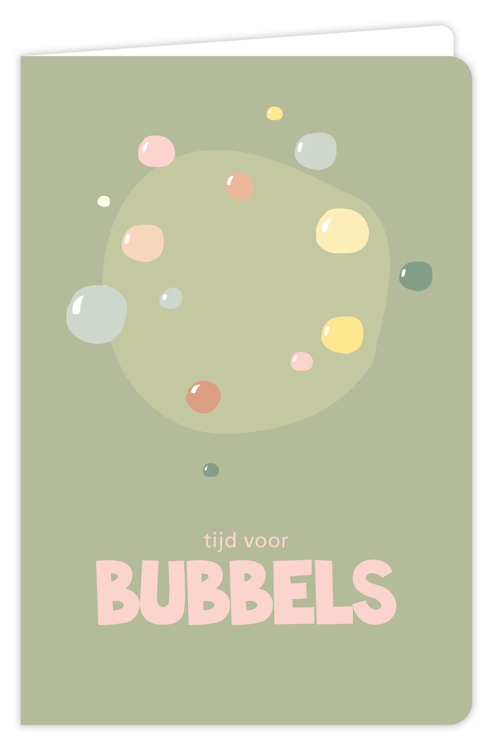 Wenskaart - Flow - Bubbels