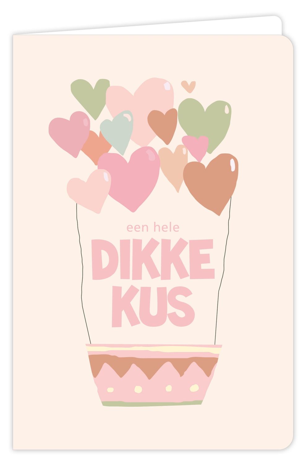 Wenskaart - Flow - Dikke Kus