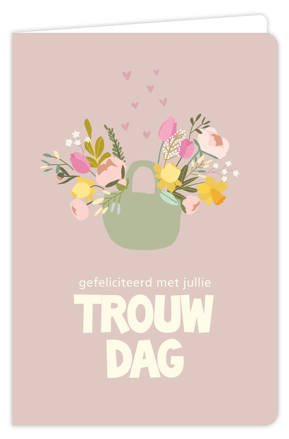 Wenskaart - Flow - Trouwdag
