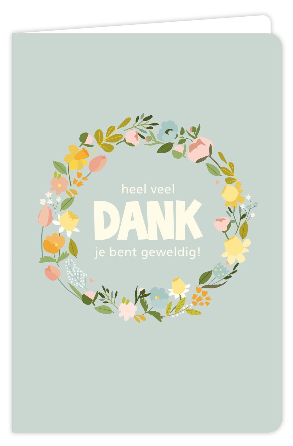 Wenskaart - Flow - Dank
