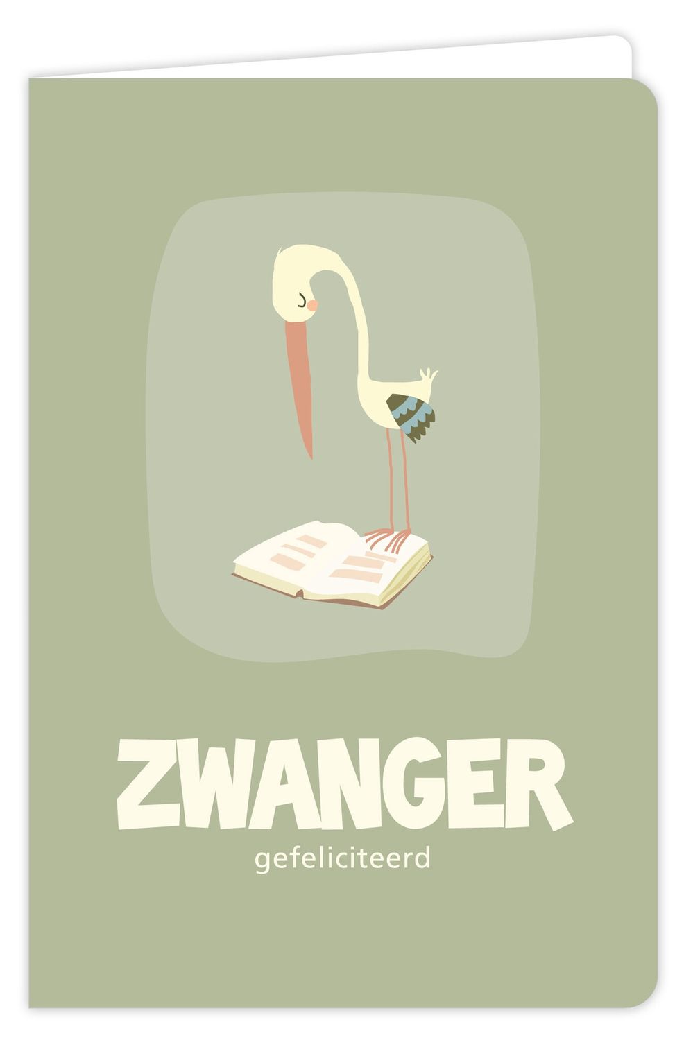 Wenskaart - Flow - Zwanger