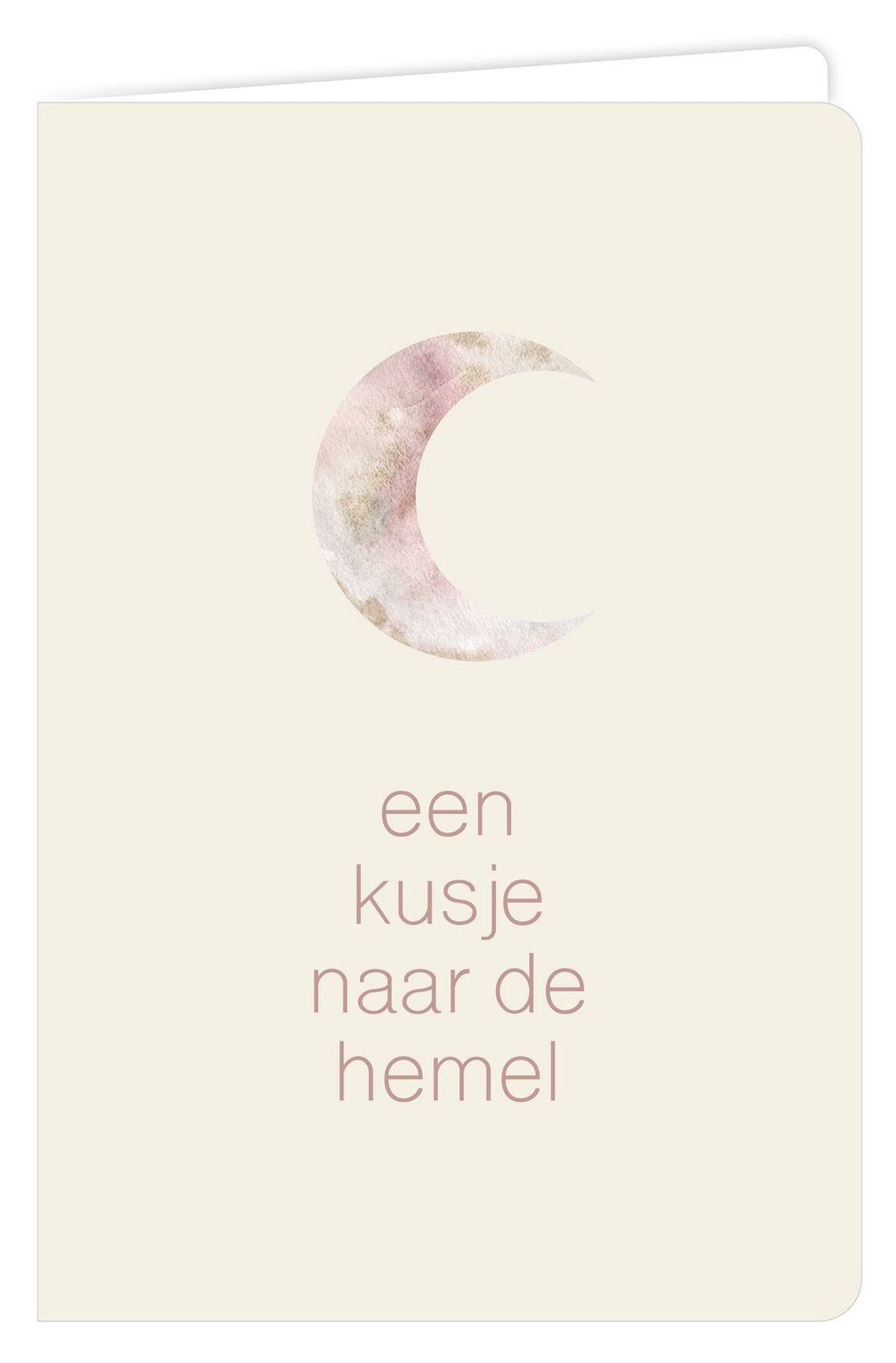 Wenskaart - Water - Kusje Naar De Hemel