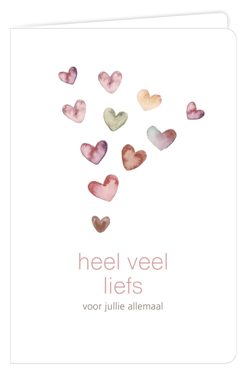 Wenskaart - Water - Heel Veel Liefs