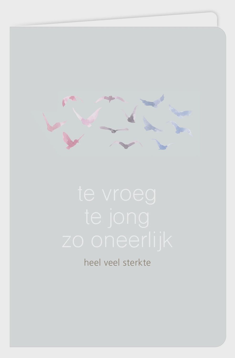 Wenskaart - Water - Te Vroeg