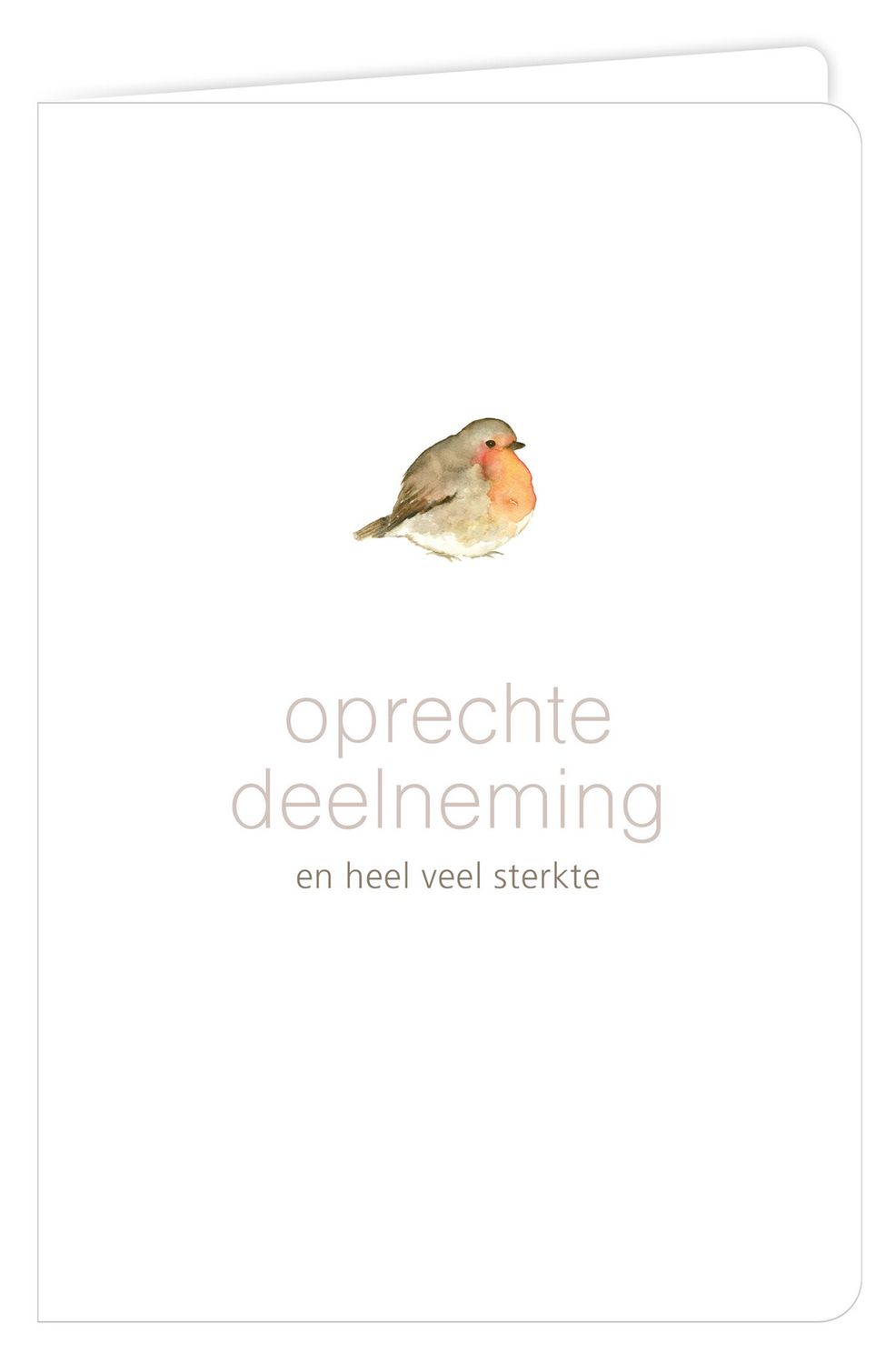 Wenskaart - Water - Oprechte Deelneming