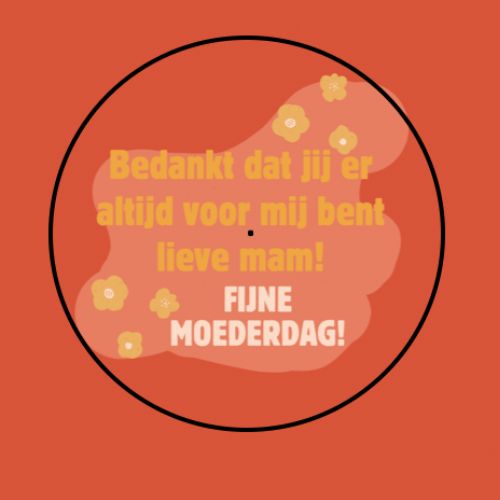 Vivir Sfeer - Een berichtje in een SFEERlichtje - Moederdag