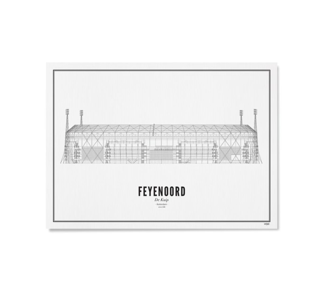 Wijck - Feyenoord - 21 x 30 cm