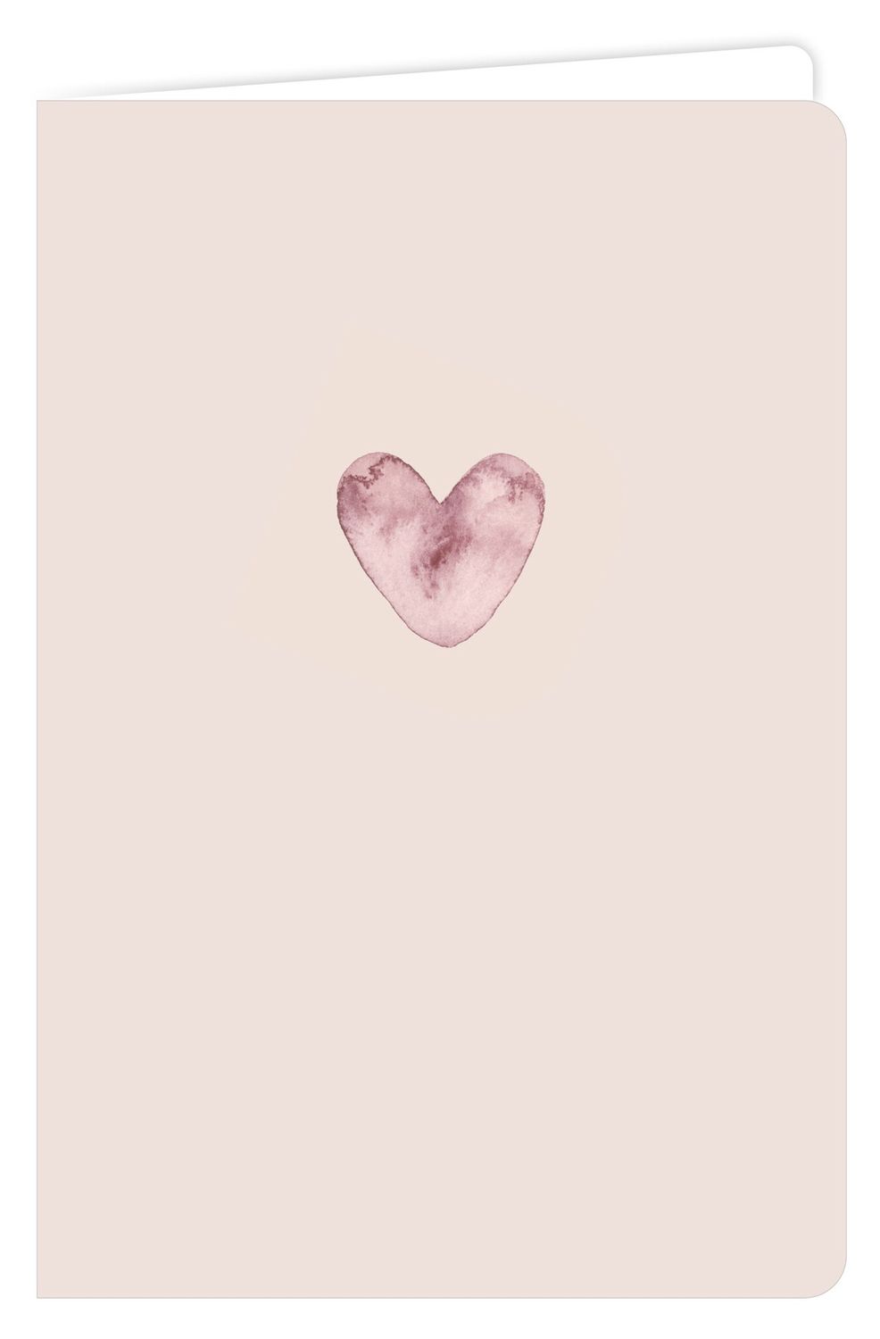 Wenskaart - Water - Hart