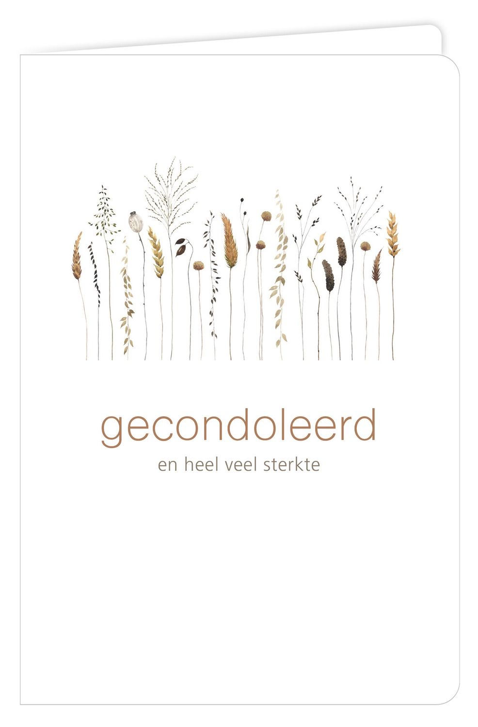 Wenskaart - Water - Gecondoleerd