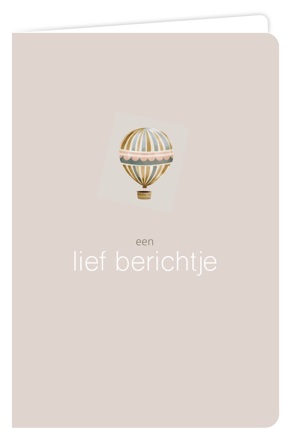Wenskaart - Water - Lief Berichtje