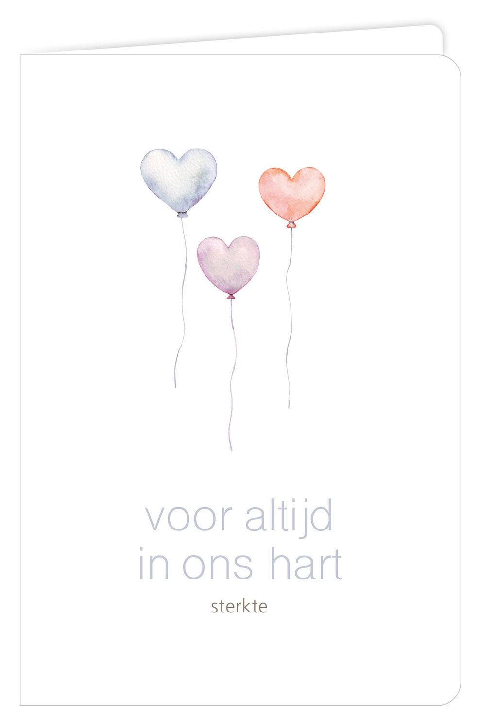 Wenskaart - Water - Altijd In Ons Hart