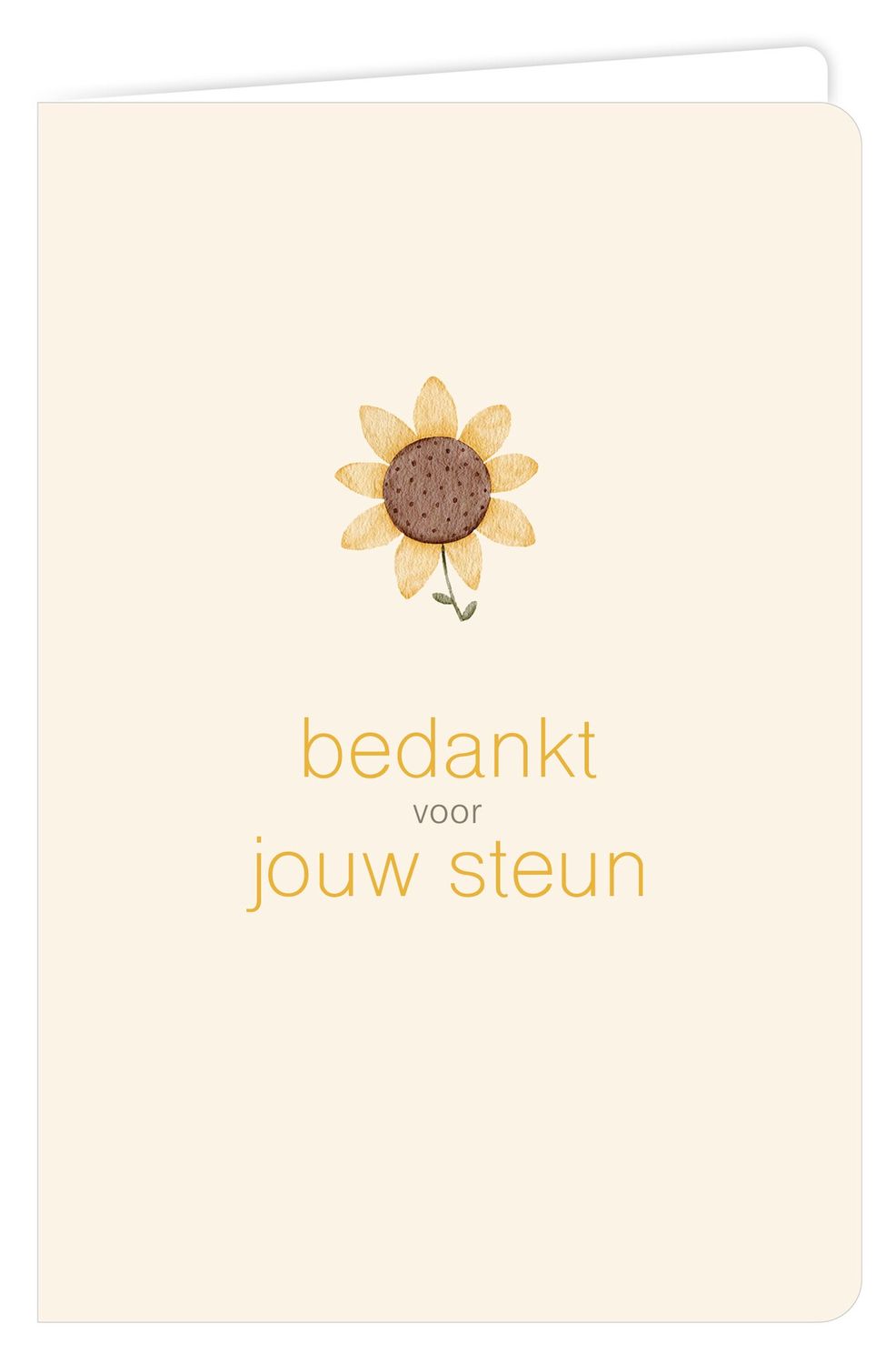 Wenskaart - Water - Bedankt Voor Jouw Steun