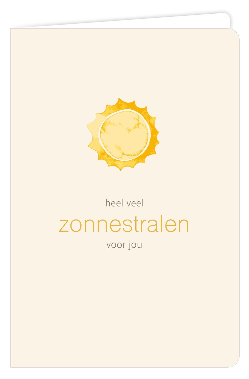 Wenskaart - Water - Zonnestralen