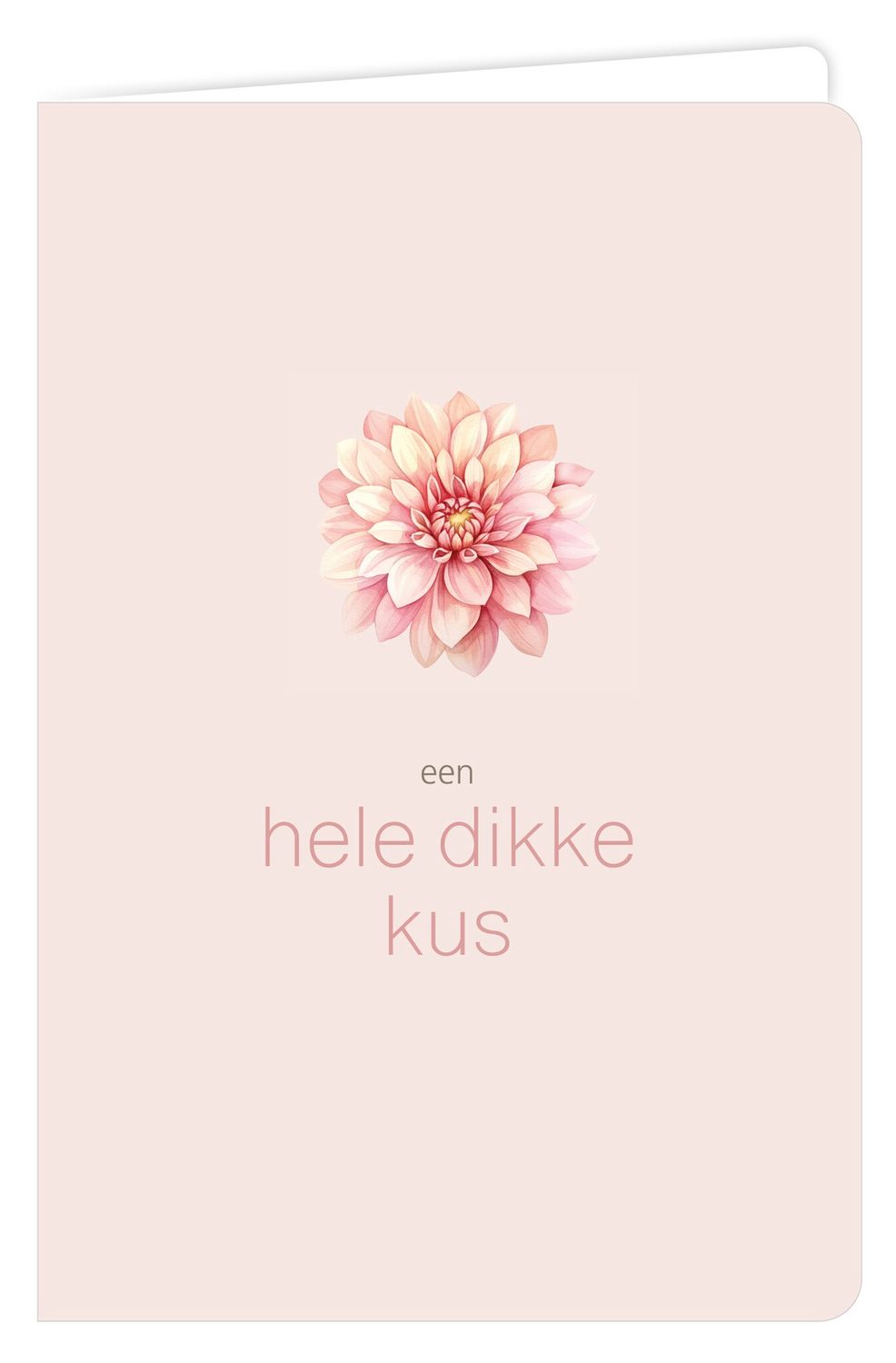 Wenskaart - Water - Dikke Kus