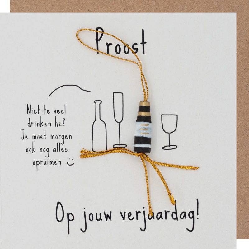 Wenskaart - Proost