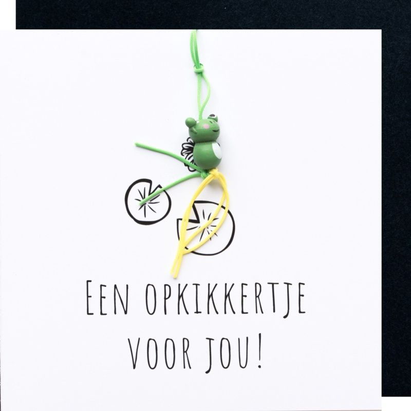 Wenskaart - Opkikkertje