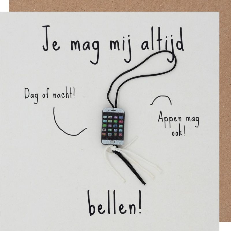 Wenskaart - Bellen