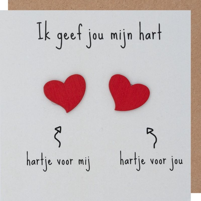 Wenskaart - Hartje