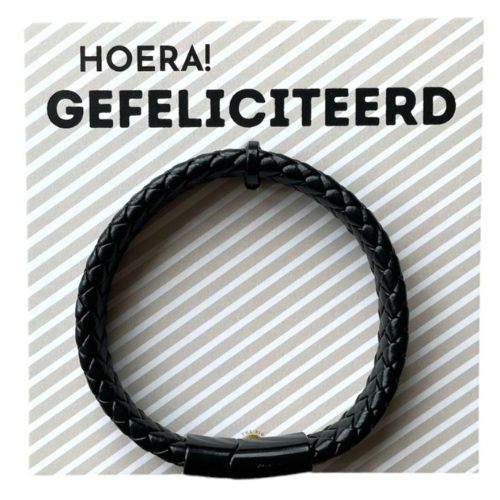 Heren Armband – Gefeliciteerd