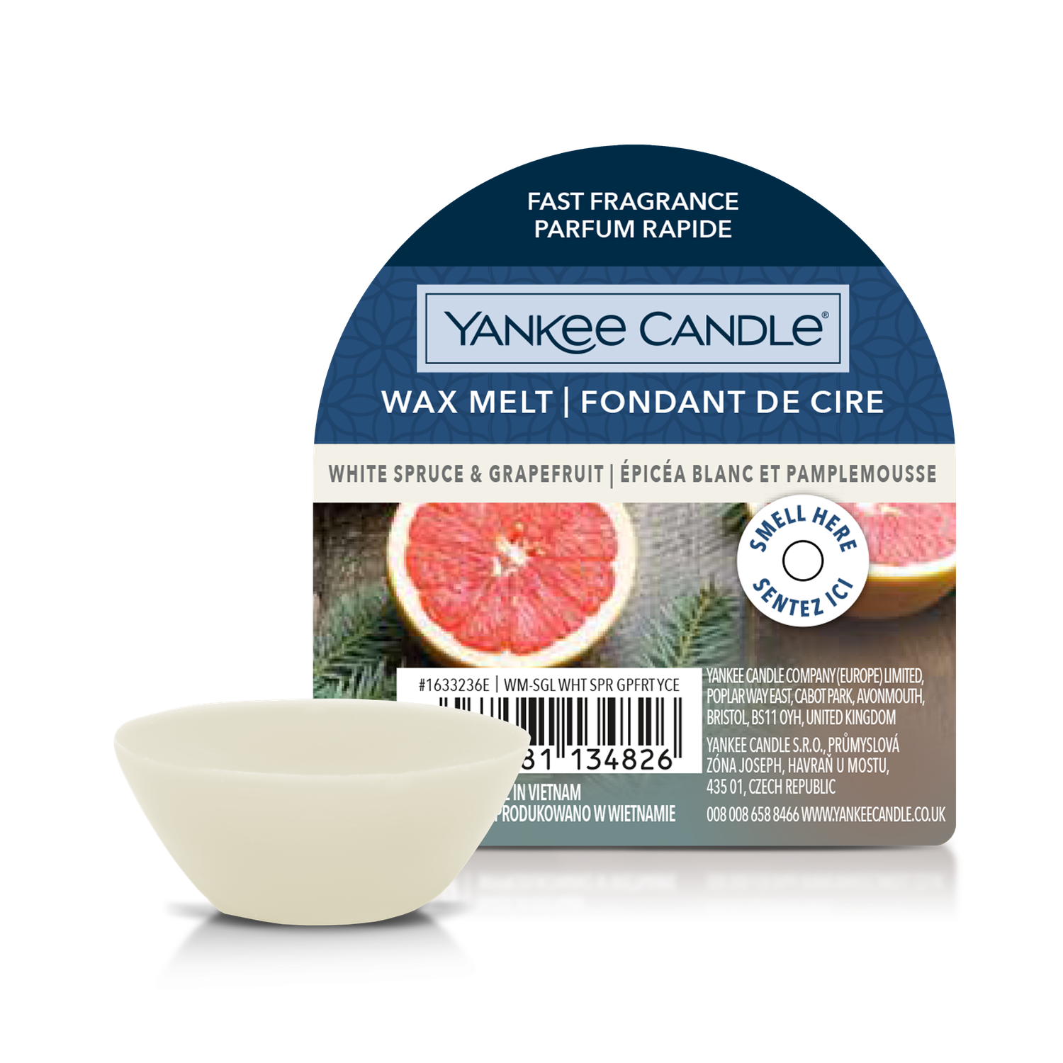 Yankee Candle - White Spruce &amp; Grapefruit - Waxmelt
