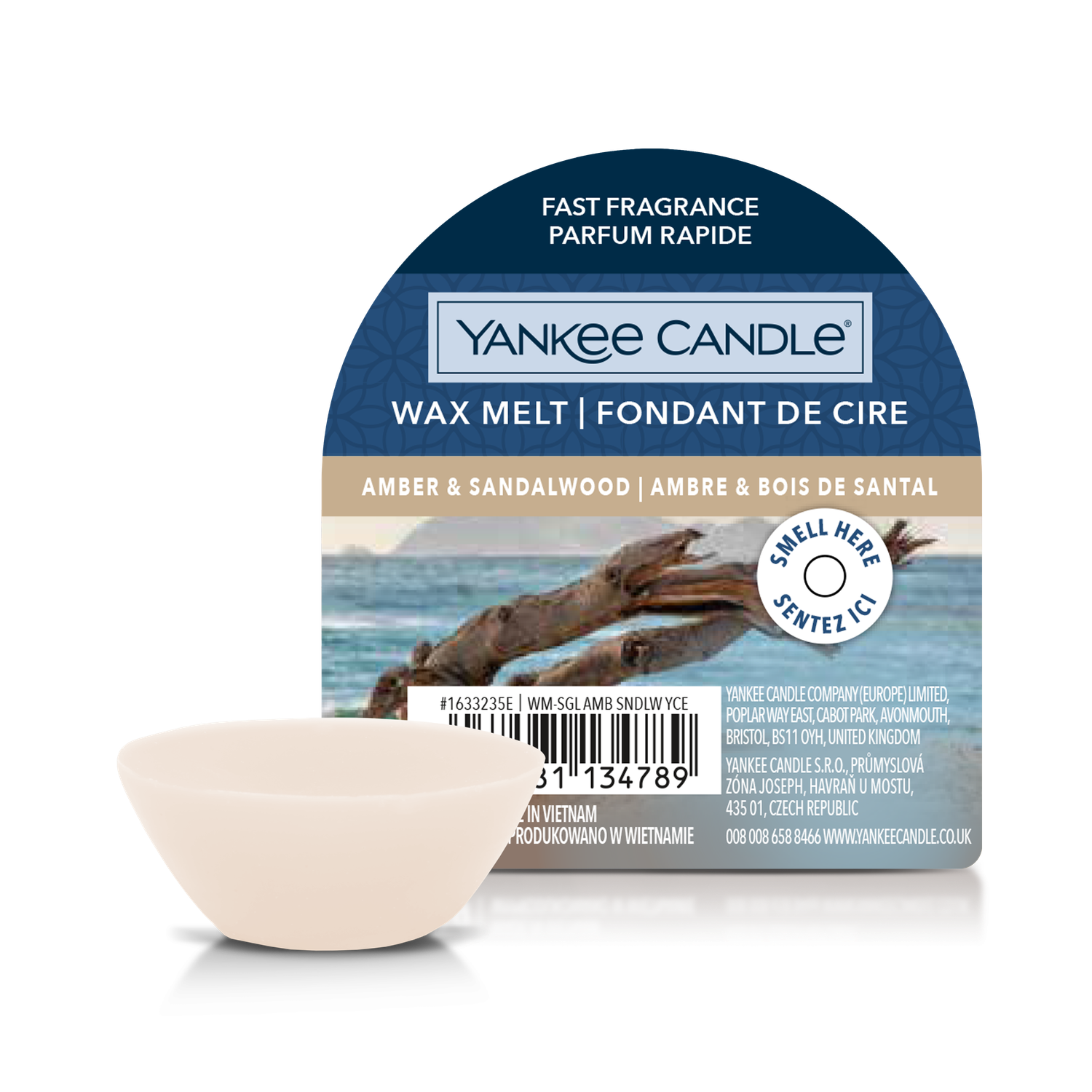 Yankee Candle - Amber &amp; Sandalwood - Wax Melt