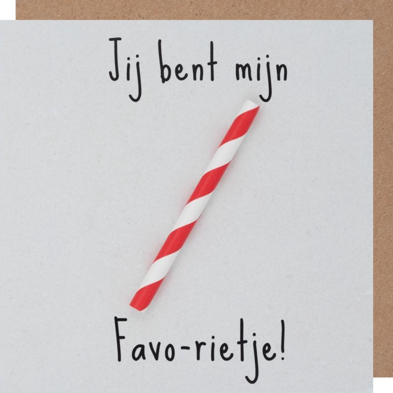 Wenskaart - Favo-Rietje
