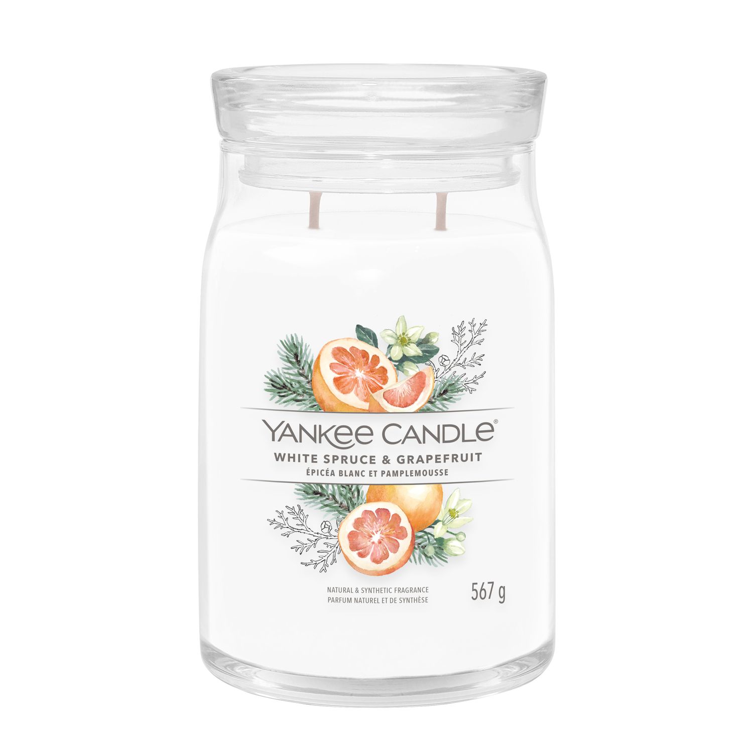 Yankee Candle - White Spruce &amp; Grapefruit  - L
