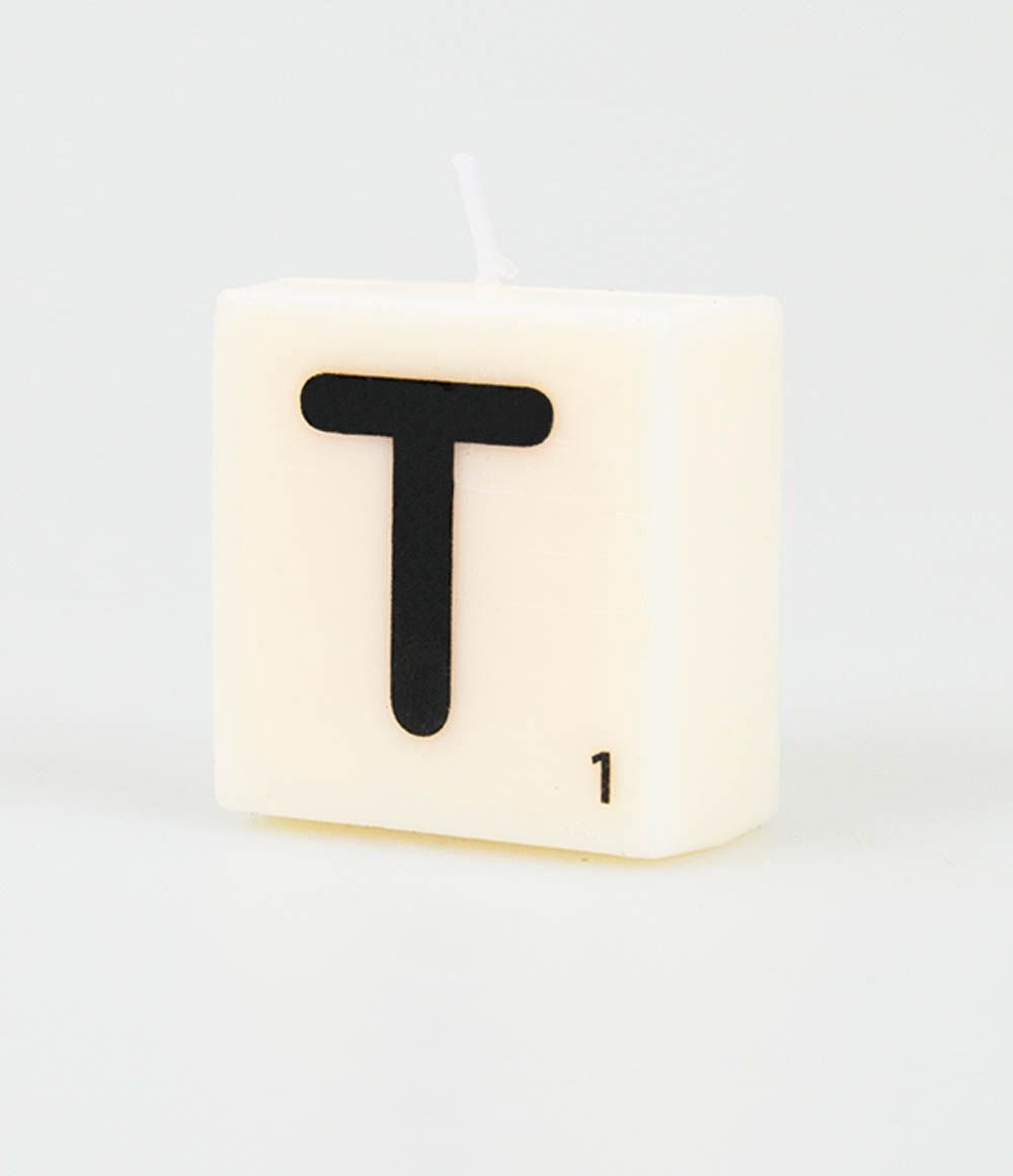 Letter kaarsje – T