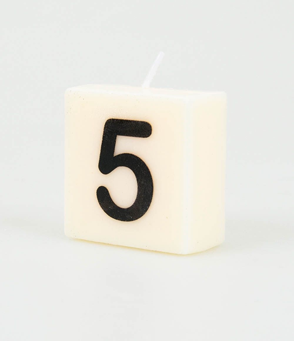 Letter kaarsje – 5