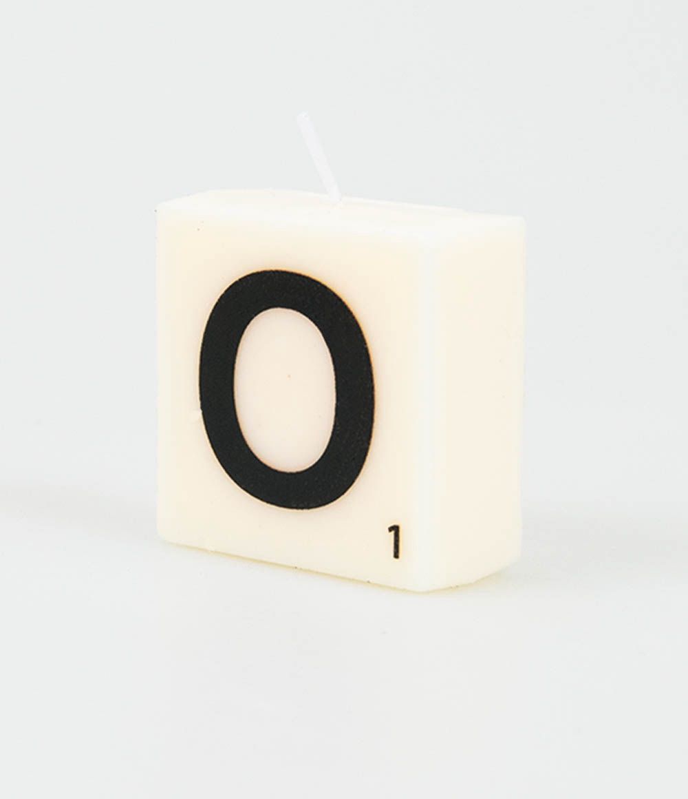 Letter kaarsje – O