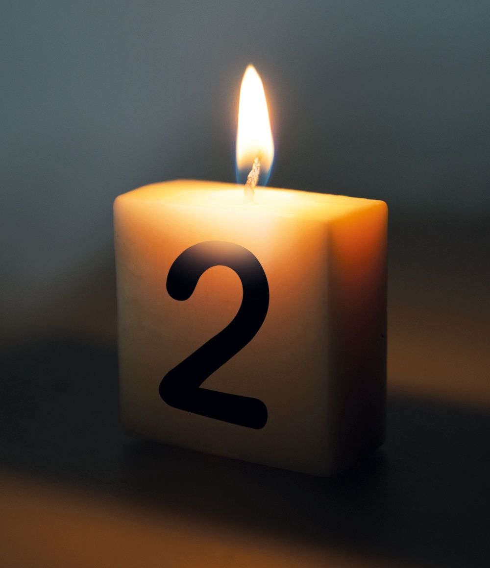 Letter kaarsje – 2