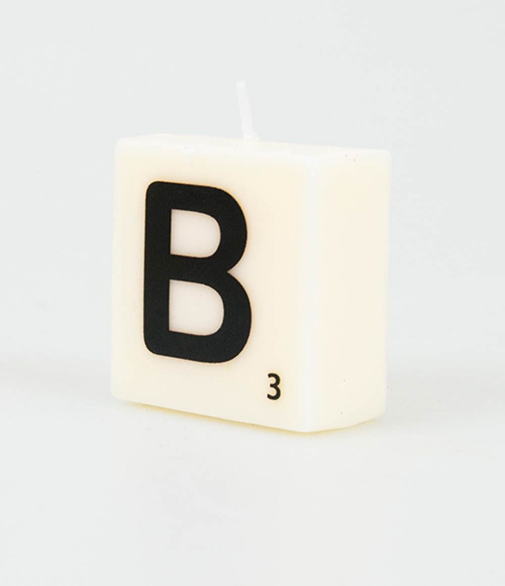 Letter kaarsje – B
