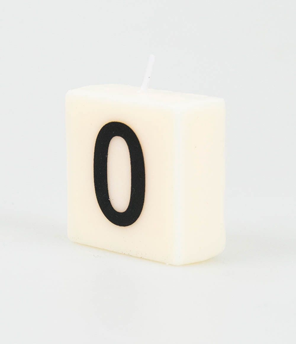 Letter kaarsje – 0
