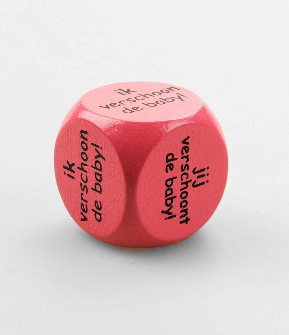 Dobbelsteen - Ik / jij verschoont - Roze