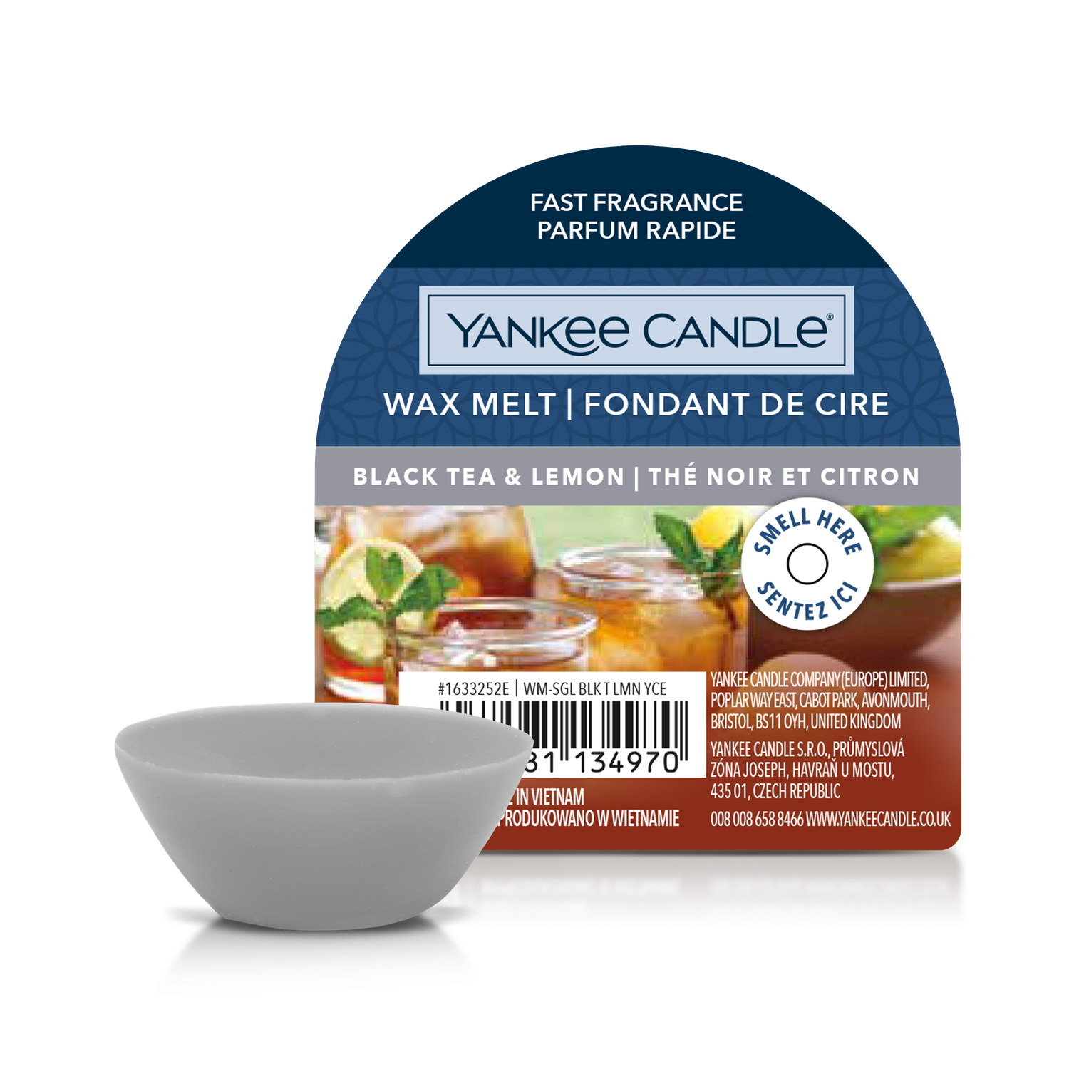 Yankee Candle - Black Tea &amp; Lemon - Wax Melt