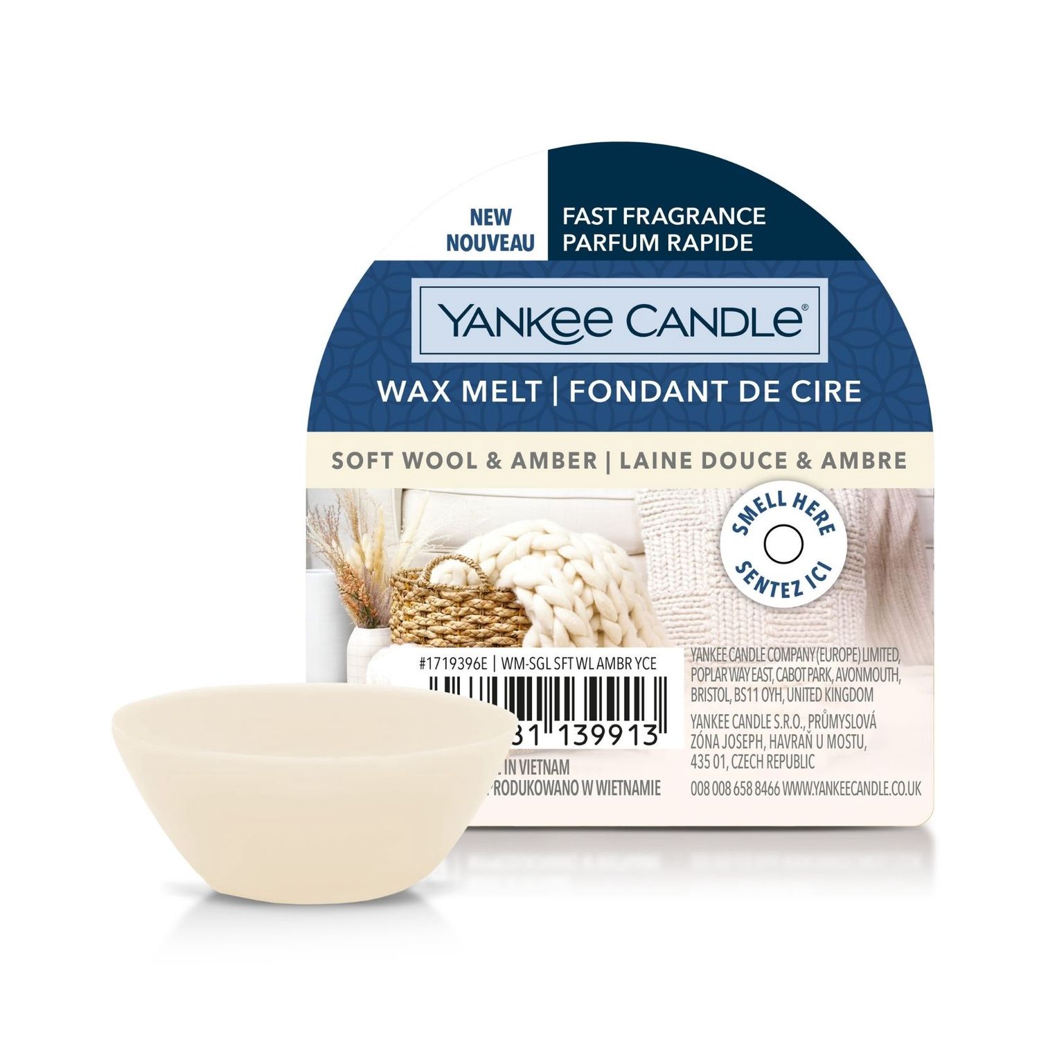 Yankee Candle - Soft Wool &amp; Amber - Wax Melt