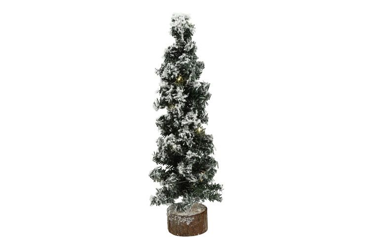 Kerstboom LED Ropi S sneeuwgroen-L13B13H36CM
