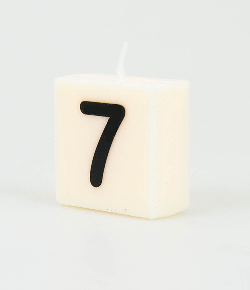 Letter kaarsje – 7