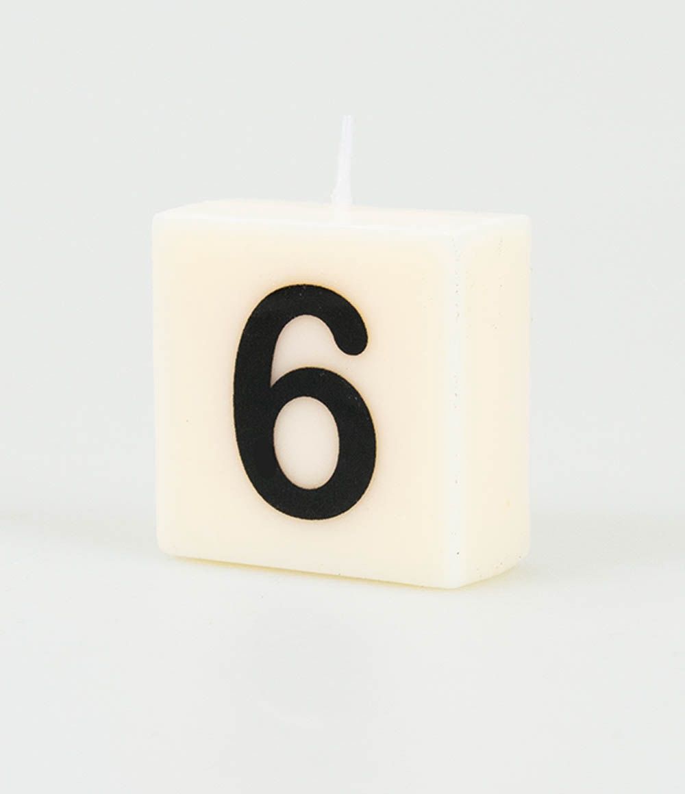 Letter kaarsje – 6