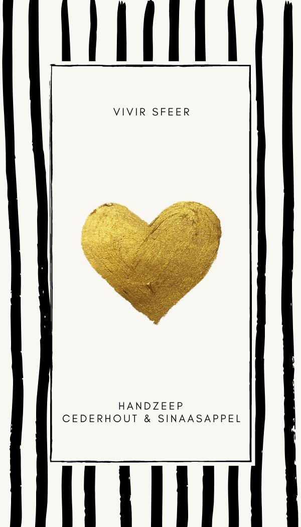 Vivir Sfeer - Handzeep - Hart Goud