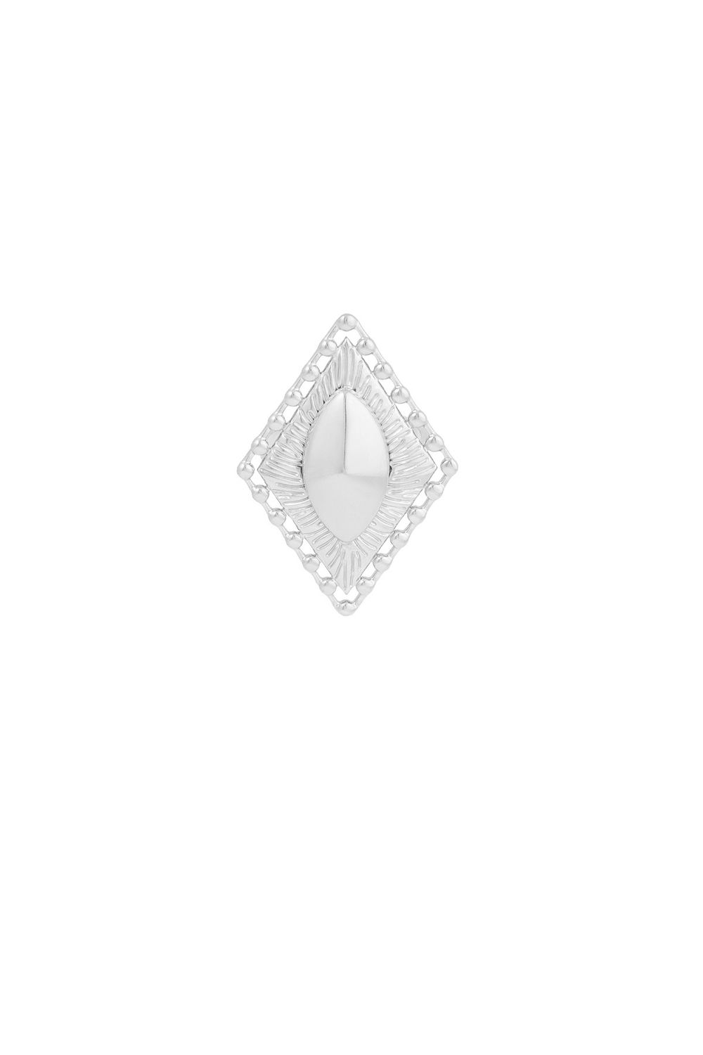 Ring vintage diamond detail - Zilver