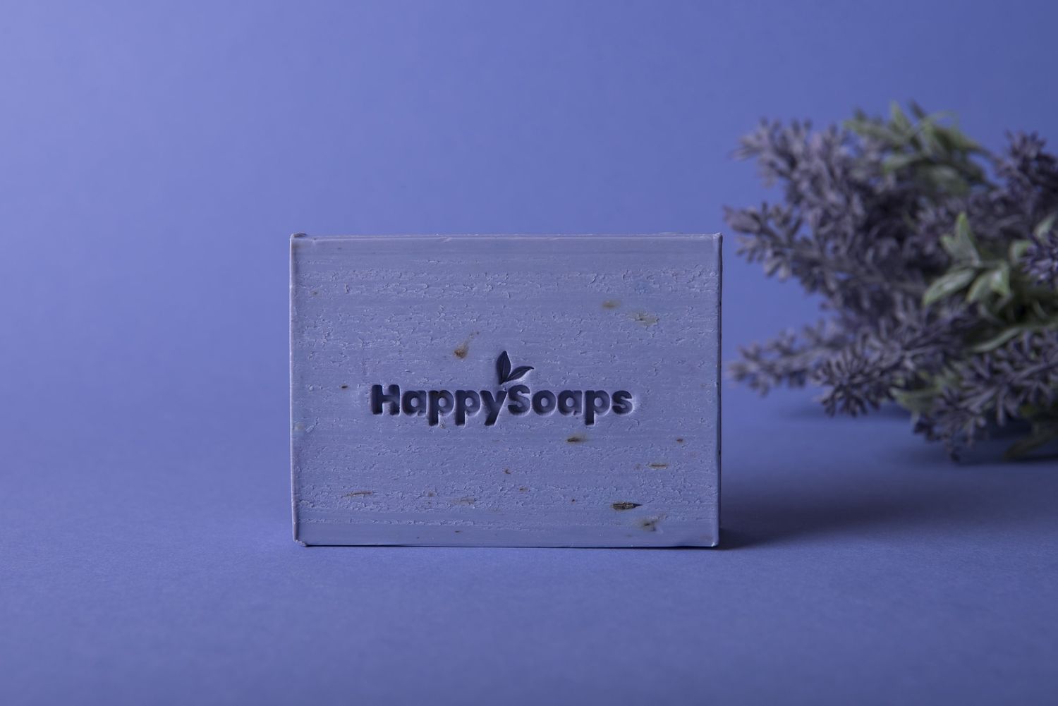 HappySoaps - Body wash bar - Purple lavender rain
