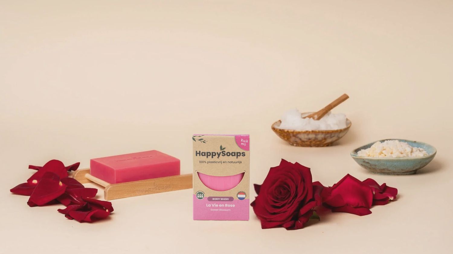 Happy Soaps – Body Bar - La Vie en Rose