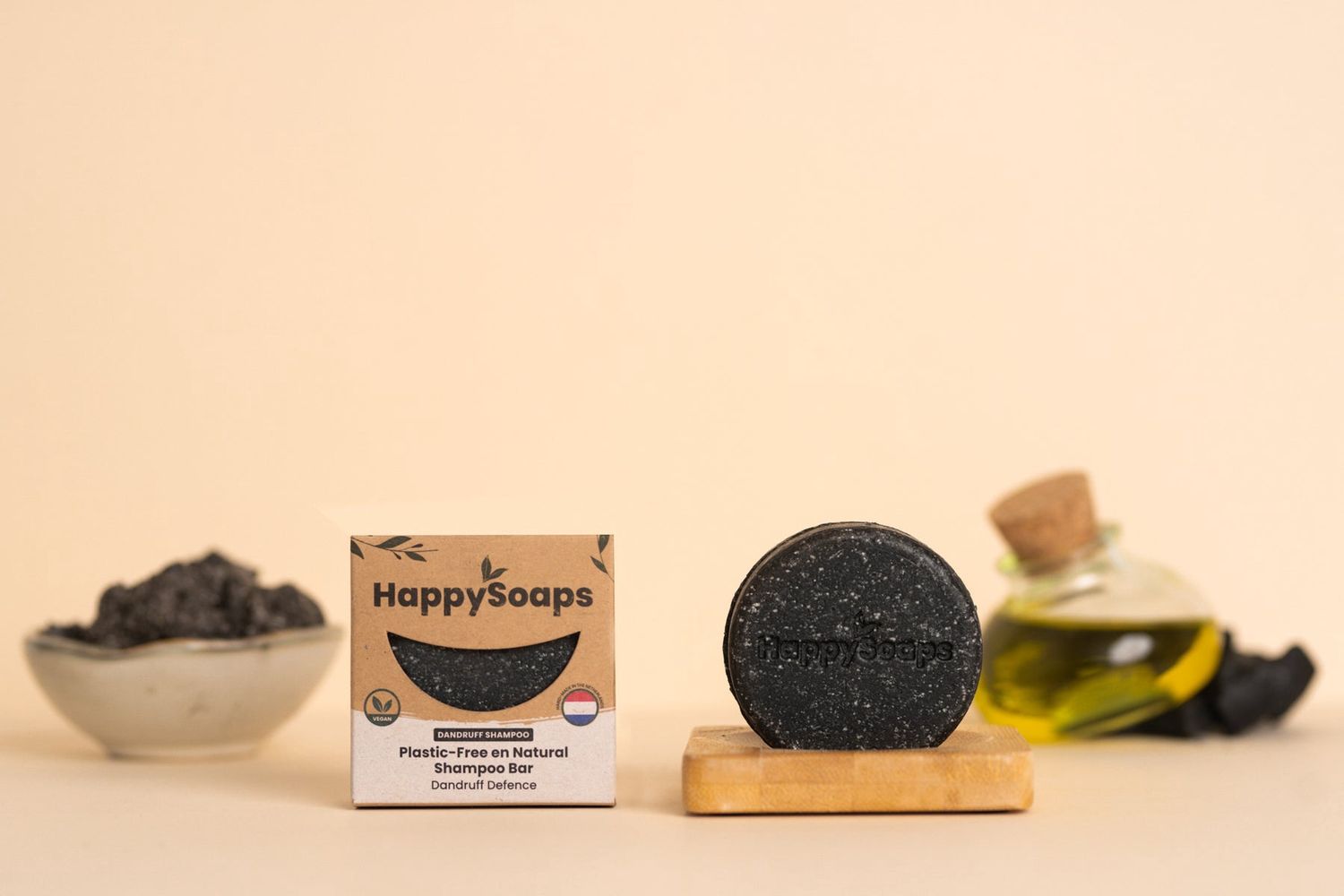 Happy Soaps - Dandruff Defence - Shampoo Bar - Anti-Roos - 70g